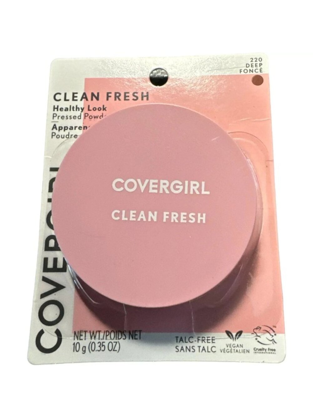 Covergirl Clean Fresh Healthy Look Pressed Powder #220 Deep Fonce